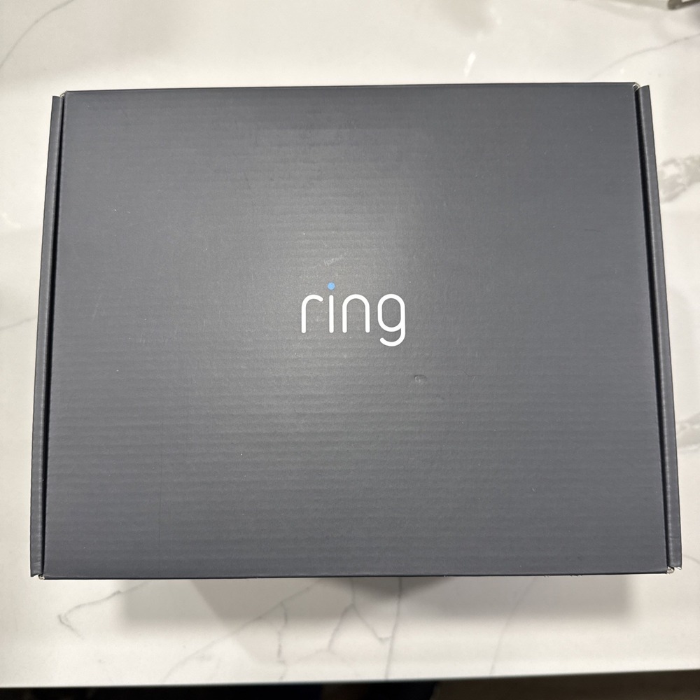 RING Floodlight Cam & Chime Pro Wifi Security Camera White Brand New Open Box
